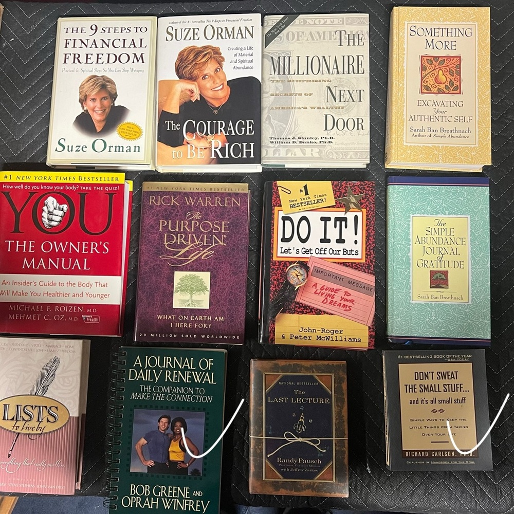 Collection of Inspirational and Financial Books